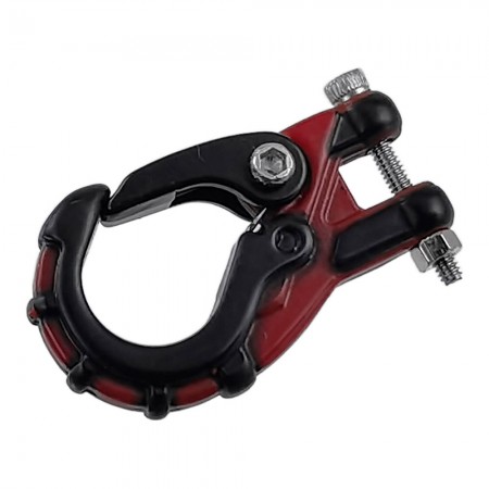 RC Car Metal Winch Hook for 1/10 RC Crawler: Red