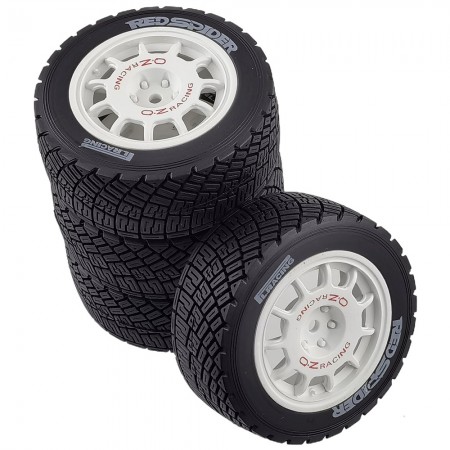 A Type 4PCS 12MM Adaptor W223 Racing Tires for WRC1/8HPI WR8 CNERLAARLO 1/10 Universal 78.5x32.5mm 12mm Hex Hub