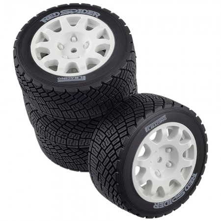 B Type 4PCS 12MM Adaptor W223 Racing Tires for WRC1/8HPI WR8 CNERLAARLO 1/10 Universal 78.5x32.5mm 12mm Hex Hub