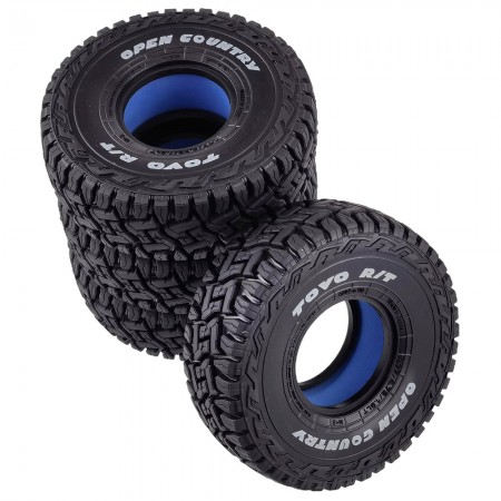 4PCS 1.9'' Soft Rubber Tires OD 120MM for 1/10 RC Crawler Car Axial SCX10 90046 W218 120x43mm