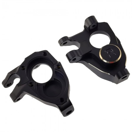 Black Brass Front Steering Knuckles / Arms for F10 Vanquish VRD VS4-10 Phoenix / LCG 1/10 RC Crawler