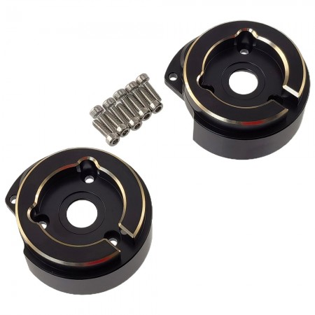 BType Black Brass Front Outer Portal Housing for F10 Vanquish VRD VS4-10 Phoenix / LCG 1/10 RC Crawler