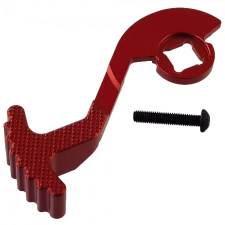 Aluminium Radio / Transmitter One-Hand Control: Red (NB4 NB4+ NB6 PRO Flysky)