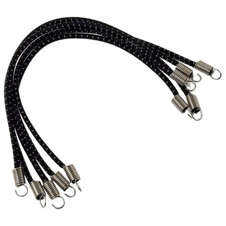 RC Scale Roof Rack Cord / Rope 15cm for 1/10 RC Crawler: Black Total Length: 19cm