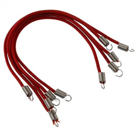 RC Scale Roof Rack Cord / Rope 15cm for 1/10 RC Crawler: Red Total Length: 19cm