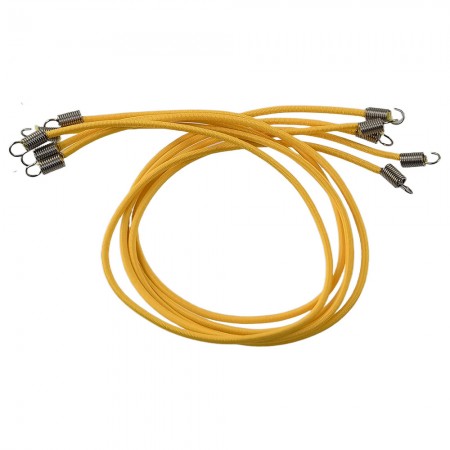 RC Scale Roof Rack Cord / Rope 30cm for 1/10 RC Crawler: Yellow Total Length: 38cm