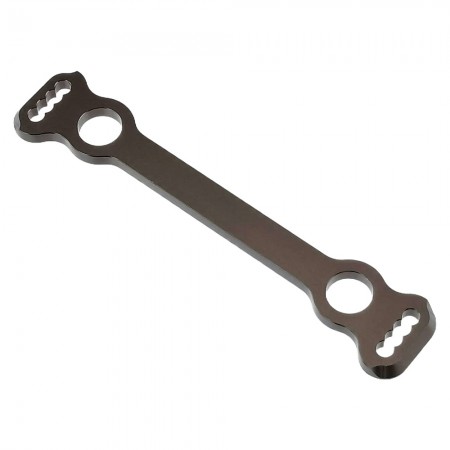 Steering Plate IF517 (Gunmetal/MP9e Evo., Kyosho Part)
