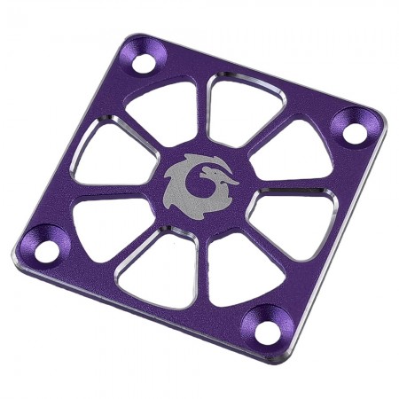 Aluminum Cooling Fan Cover 40x40mm Fan for RC Motor Cooling Fan: Purple