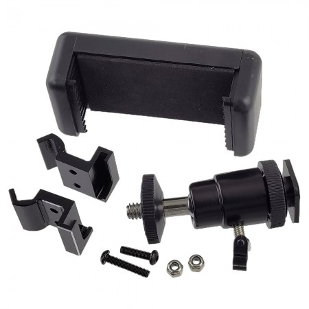 Cell Phone Holder for Traxxas Radio: Black (Traxxas TRX4/TRX6/E-Revo/RUSTLER/T/E-Maxx)