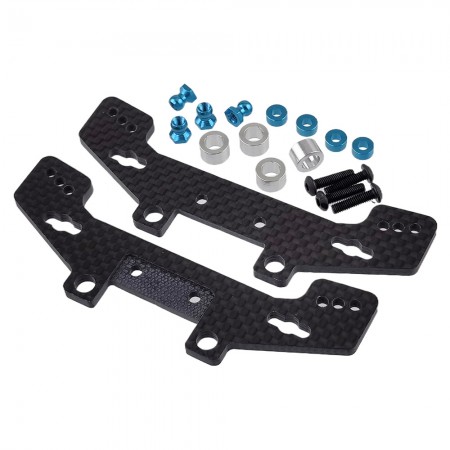 Carbon Fiber & Rear Shock Tower for  Tamiya TT-02