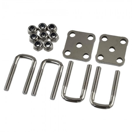 U Screw M3 Screw Spring Steel Plate for Tamiya MAN TGX 1/14Tractor Heavy Trailer 23x13.9mm (7.5mm Mouth)