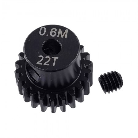 RC Motor Pinion Gear 22T M0.6 5mm Shaft Hole Motor Pinion Gears fit for Monster 1:10 Scale RC Cars