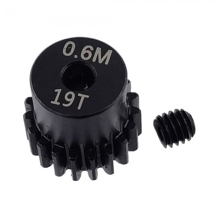 RC Motor Pinion Gear 19T M0.6 5mm Shaft Hole Motor Pinion Gears fit for Monster 1:10 Scale RC Cars
