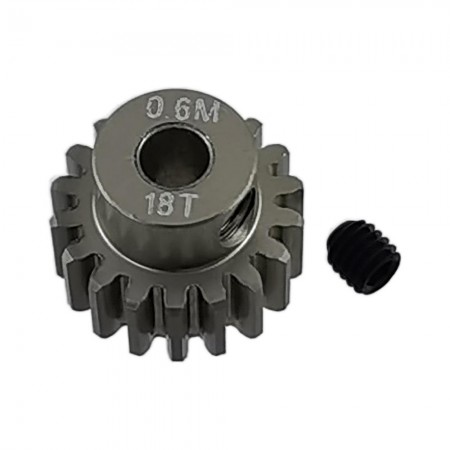 RC Motor Pinion Gear 18T M0.6 3.175mm Shaft Hole Motor Pinion Gears fit for Monster 1:10 Scale RC Cars