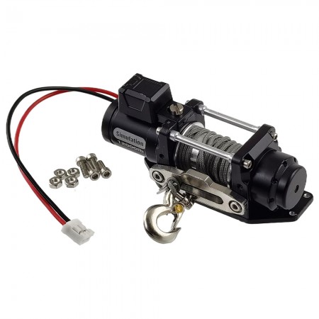 Metal RC Crawler Mini Electric 1/10 Scale Winch 