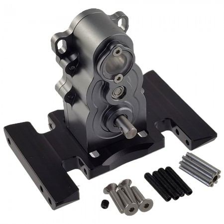 Aluminium Complete Assembled Vertical Gear Box / Gearbox for TRX4 SCX10 RC4WD 1/10 RC Crawler: TiColor