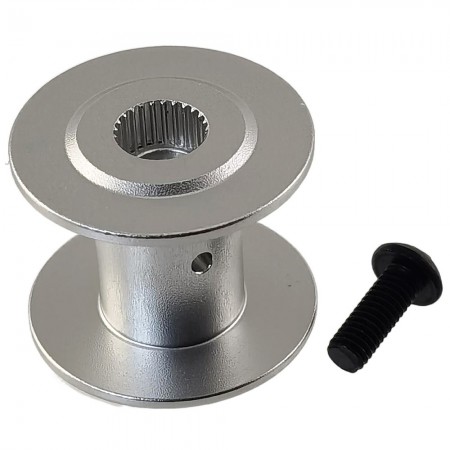 Aluminum 20x16mm Steering Gear Servo Winch Wheel 25T for 1/11 RC Crawler