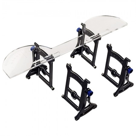 Aluminium RC Setup Tools Station for 1/10 GT / Buggy / Truggy / Monster Truck: Blue