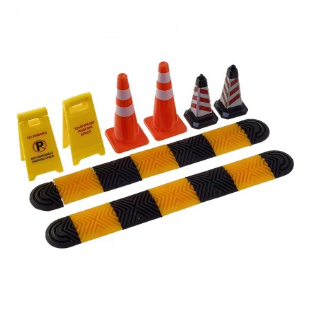 1/18 1/24 Scale Accessories Speed Bumps / Traffic Cones / Parking Signs for RC Crawler