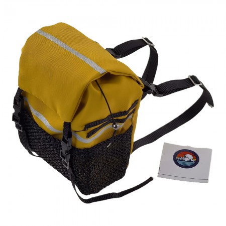 1/10 Scale Accessories Backpack Bag for RC Crawler: Yellow 65x35x85mm