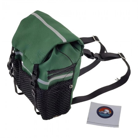 1/10 Scale Accessories Backpack Bag for RC Crawler: Green 65x35x86mm