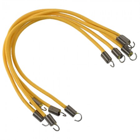 RC Scale Roof Rack Cord / Rope 15cm for 1/10 RC Crawler: Yellow Total Length: 19cm