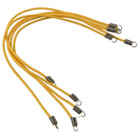 RC Scale Roof Rack Cord / Rope 20cm for 1/10 RC Crawler: Yellow Total Length: 26cm