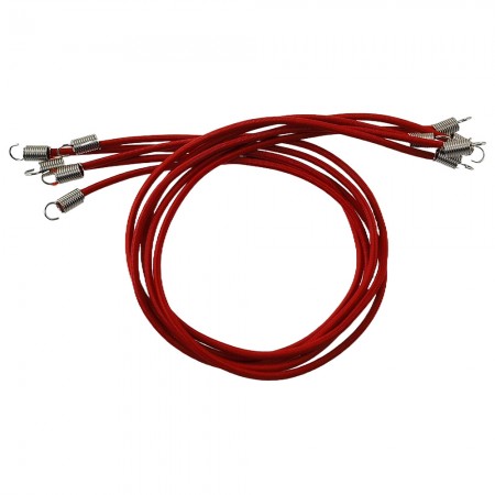 RC Scale Roof Rack Cord / Rope 30cm for 1/10 RC Crawler: Red Total Length: 38cm