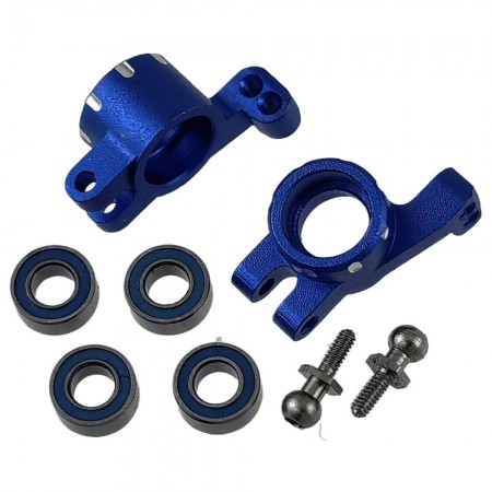 Aluminium Rear Hub Carrier / C Hub for Losi 1/24 Micro-B 2WD Buggy: Blue