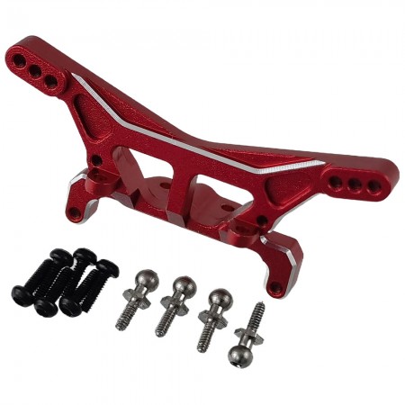 Aluminium Rear Shock Tower  for 1/24 Micro-B 2WD Buggy: Red