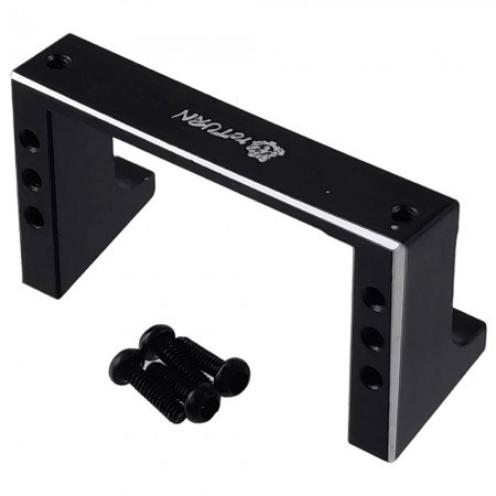 Aluminium Servo Horn / Servo Mount / Stays for Losi 1/24 Micro-B 2WD Buggy: Black