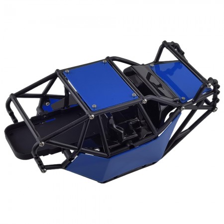 Nylon Rock Buggy Roll Cage Body Shell Chassis Kit for Axial SCX10, SCX10 II 90046, UTB10 Capra 1/10 RC Crawler: Blue 244x122.5x116m
