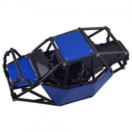 Nylon Rock Buggy Roll Cage Body Shell Chassis Kit for Axial SCX10, SCX10 II 90046, UTB10 Capra 1/10 RC Crawler: Blue 244x122.5x116m