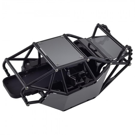 Nylon Rock Buggy Roll Cage Body Shell Chassis Kit for Axial SCX10, SCX10 II 90046, UTB10 Capra 1/10 RC Crawler: TiColor 244x122.5x116m