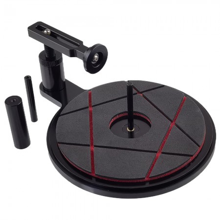 Alloy Adjustable Tire Gluing Jig, Gluing Tool for 1/8 1/10 1/16 1/18 RC Cars: Black Circle Diameter: 120mm Size: 155x120x55mm