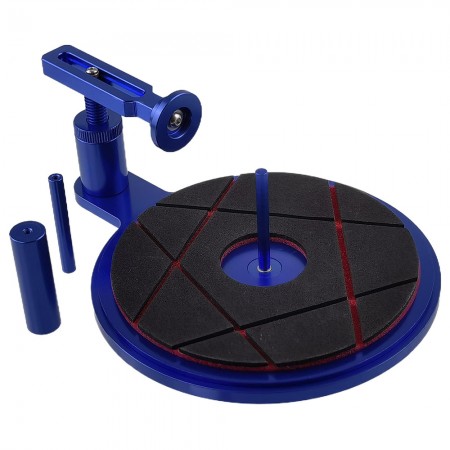Alloy Adjustable Tire Gluing Jig, Gluing Tool for 1/8 1/10 1/16 1/18 RC Cars: Blue Circle Diameter: 120mm Size: 155x120x55mm