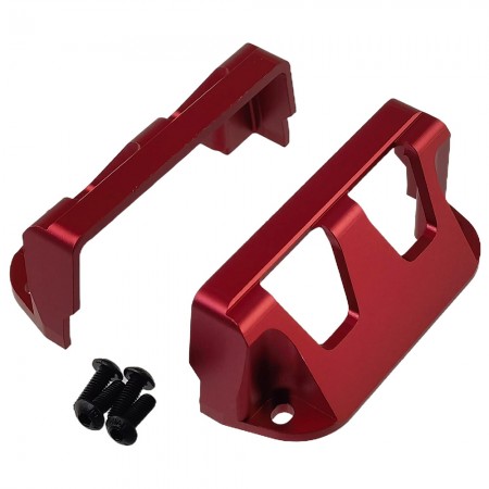 Aluminium Servo Guard / Protector for Traxxas 1/10 E-Revo / 1/10 SUMMIT: Red