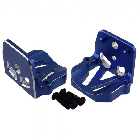 Aluminium Motor Heat Sink Mount for Traxxas 1/5 X-MAXX / 1/6 4WD XRT 8S: Blue