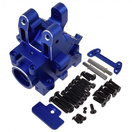 Aluminium Front / Rear Gear Differential / Diff Housing for Arrma 1/5 Kraton 8S Outcast: Blue