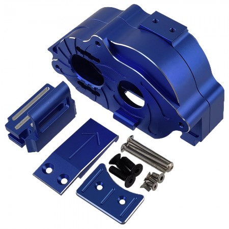 Aluminium Center Gear Box / Housing for Arrma 1/10 Kraton 4x4 4S Outcast / 1/8 Mojave 4S: Blue