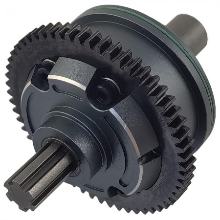 Aluminium Center Differential / Diff Gear Set for Arrma 1/10 Kraton 4x4 4S Outcast / 1/8 Mojave 4S: Black