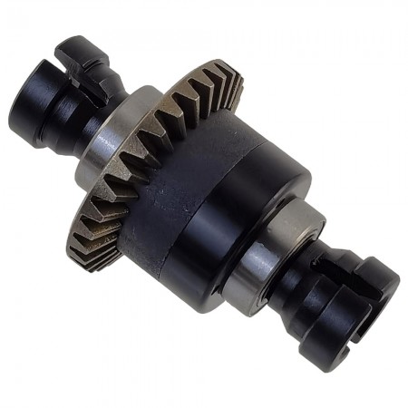 Aluminium Front / Rear Gear Differential / Diff for 1/18 ARRMA GRANITE / TYPHON / 1/14 ARRMA Mini MOJAVE GROM: Black/Black