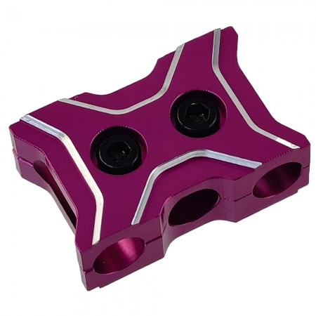 Aluminum RC Car Silicone Wire 14 - 12 AWG Clip / Holder: Purple