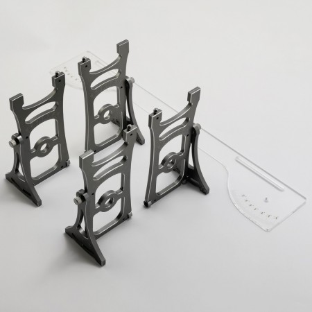 Aluminum RC Setup Tools Station for 1/8 GT / Buggy / Truggy / Monster Truck: Ti Silver