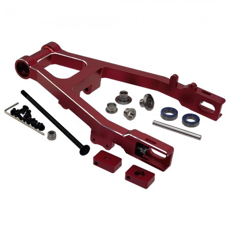 Aluminum 7075 Rear Swing Arm for Losi Promoto MX 1/4-Scale Motorcycle: Red