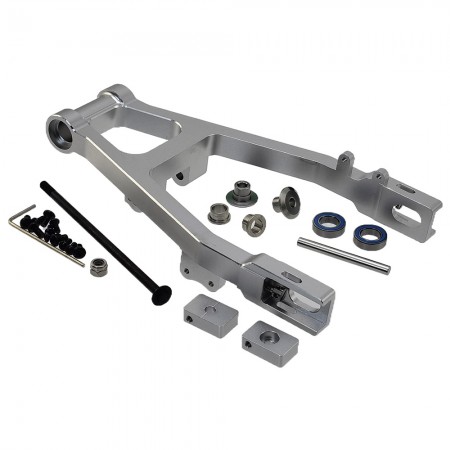 Aluminum 7075 Rear Swing Arm for Losi Promoto MX 1/4-Scale Motorcycle: Silver