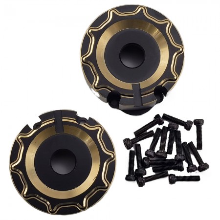 V3 Brass Weight Front/Rear Portal Cover for TRX-4 / TRX4 1/10th Scale Crawler 106g/pc 2pcs/set