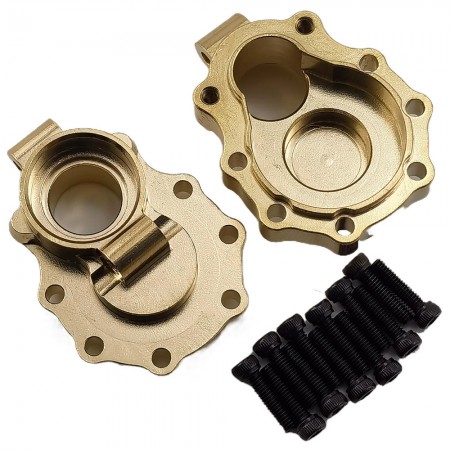 V2 Brass Rear Inner Portal Housing Set for TRX-4 / TRX4 1/10th Scale Crawler (Rear Portal Drive Housing) 31.5g/pc 2pcs/set