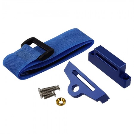 A Type Aluminum Tall Battery Holder Mount / Hold Down for 1/10 Traxxas Slash 2WD: Blue
