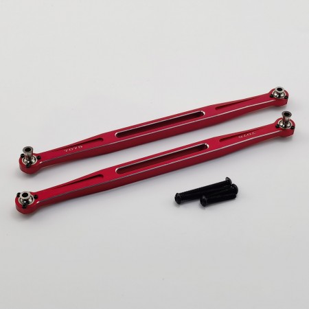 Aluminium 7075 Steering Rod for Traxxas 1/6 4WD XRT 8S Race Monster Truck/ 1/5 X-MAXX: Red 2pcs/set